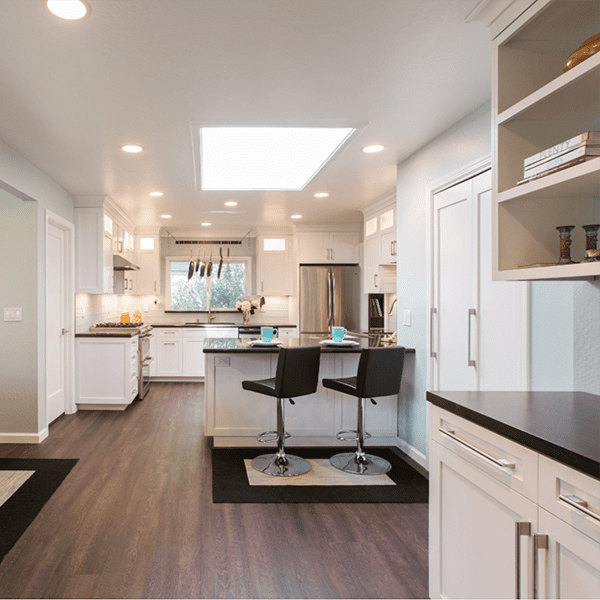 opening up a traditional floor plan silicon valley california